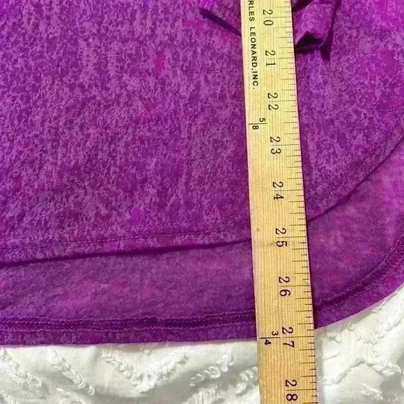 Free‎ People sheer purple cowl-neck top. Women’s size S/P - Picture 5 of 9